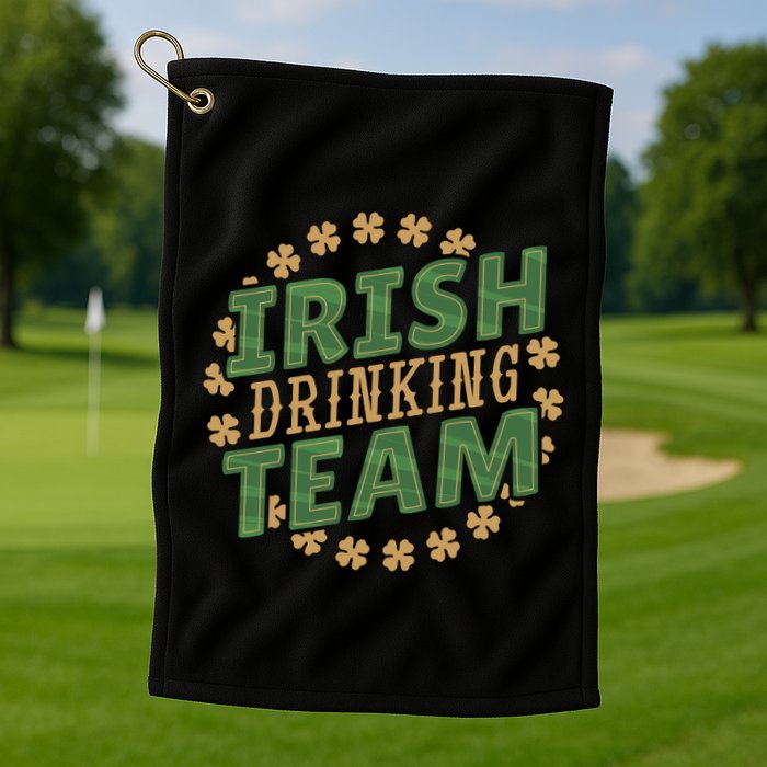 Clover Irish Drinking Team Golf Towel