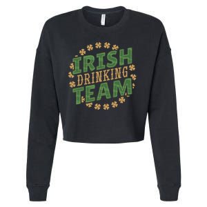 Clover Irish Drinking Team Cropped Pullover Crew