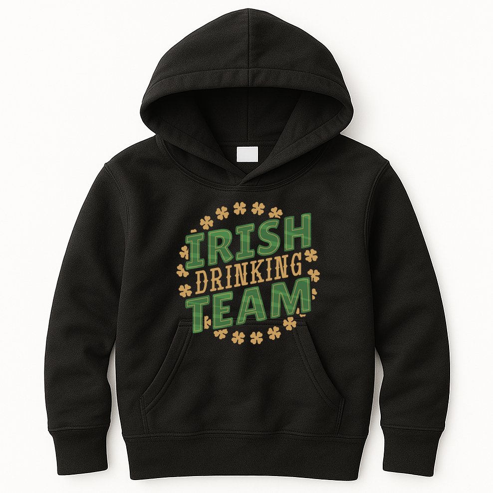 Clover Irish Drinking Team Kids Hoodie