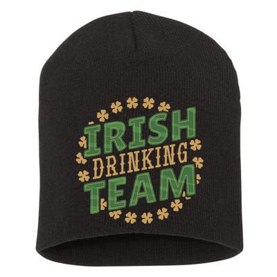 Clover Irish Drinking Team Short Acrylic Beanie