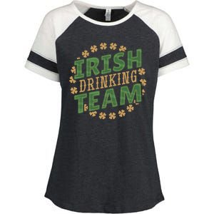 Clover Irish Drinking Team Enza Ladies Jersey Colorblock Tee