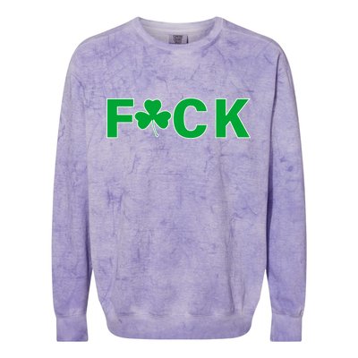 Clover Irish F*UCK Colorblast Crewneck Sweatshirt