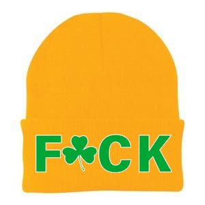 Clover Irish F*UCK Knit Cap Winter Beanie