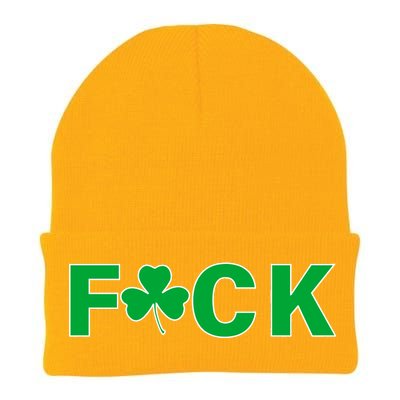 Clover Irish F*UCK Knit Cap Winter Beanie