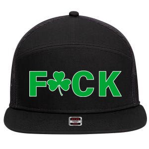 Clover Irish F*UCK 7 Panel Mesh Trucker Snapback Hat