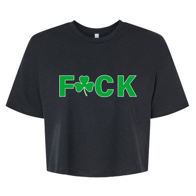 Clover Irish F*UCK Bella+Canvas Jersey Crop Tee