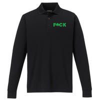 Clover Irish F*UCK Performance Long Sleeve Polo