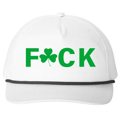 Clover Irish F*UCK Snapback Five-Panel Rope Hat