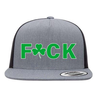 Clover Irish F*UCK Flat Bill Trucker Hat