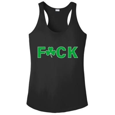 Clover Irish F*UCK Ladies PosiCharge Competitor Racerback Tank