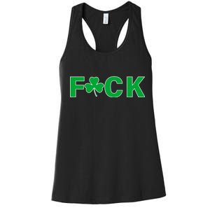 Clover Irish F*UCK Women's Racerback Tank