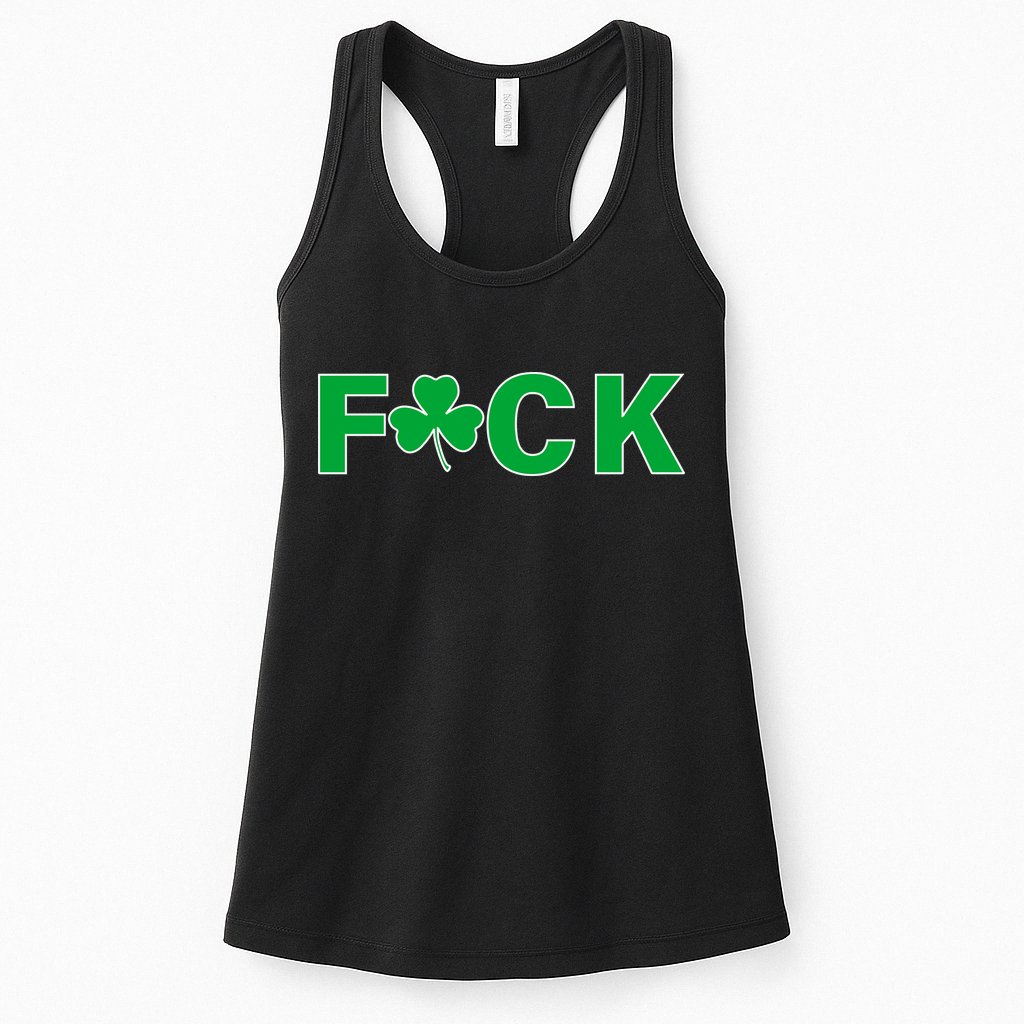 Clover Irish F*UCK Womens Tank Top