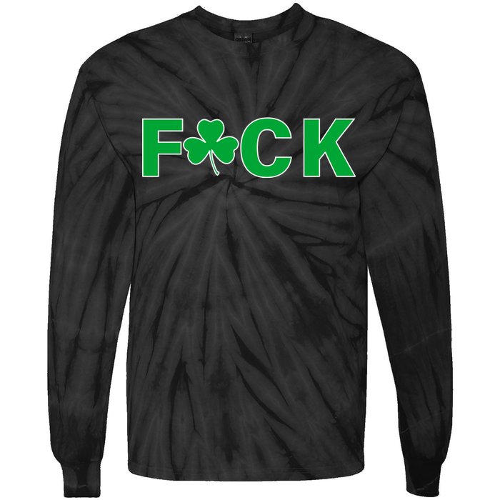 Clover Irish F*UCK Tie-Dye Long Sleeve Shirt