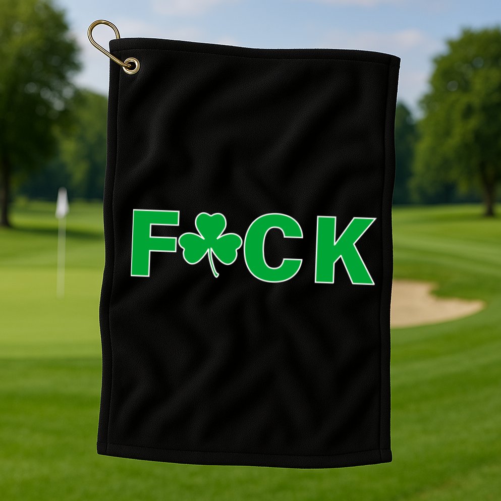 Clover Irish F*UCK Golf Towel