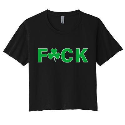 Clover Irish F*UCK Women's Crop Top Tee