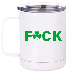 Clover Irish F*UCK 12 oz Stainless Steel Tumbler Cup