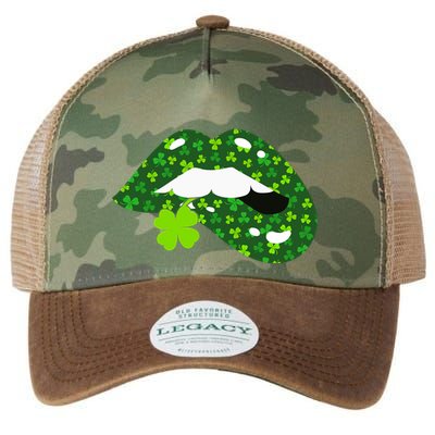 Clover Lips St.Patrick's Day Legacy Tie Dye Trucker Hat