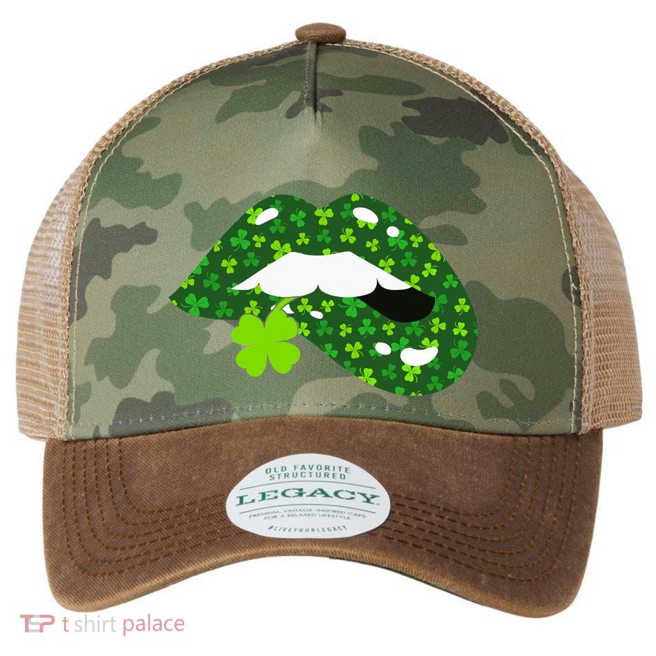 Clover Lips St.Patrick's Day Legacy Tie Dye Trucker Hat