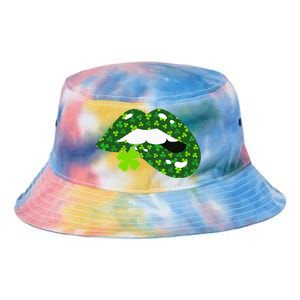 Clover Lips St.Patrick's Day Tie Dye Newport Bucket Hat