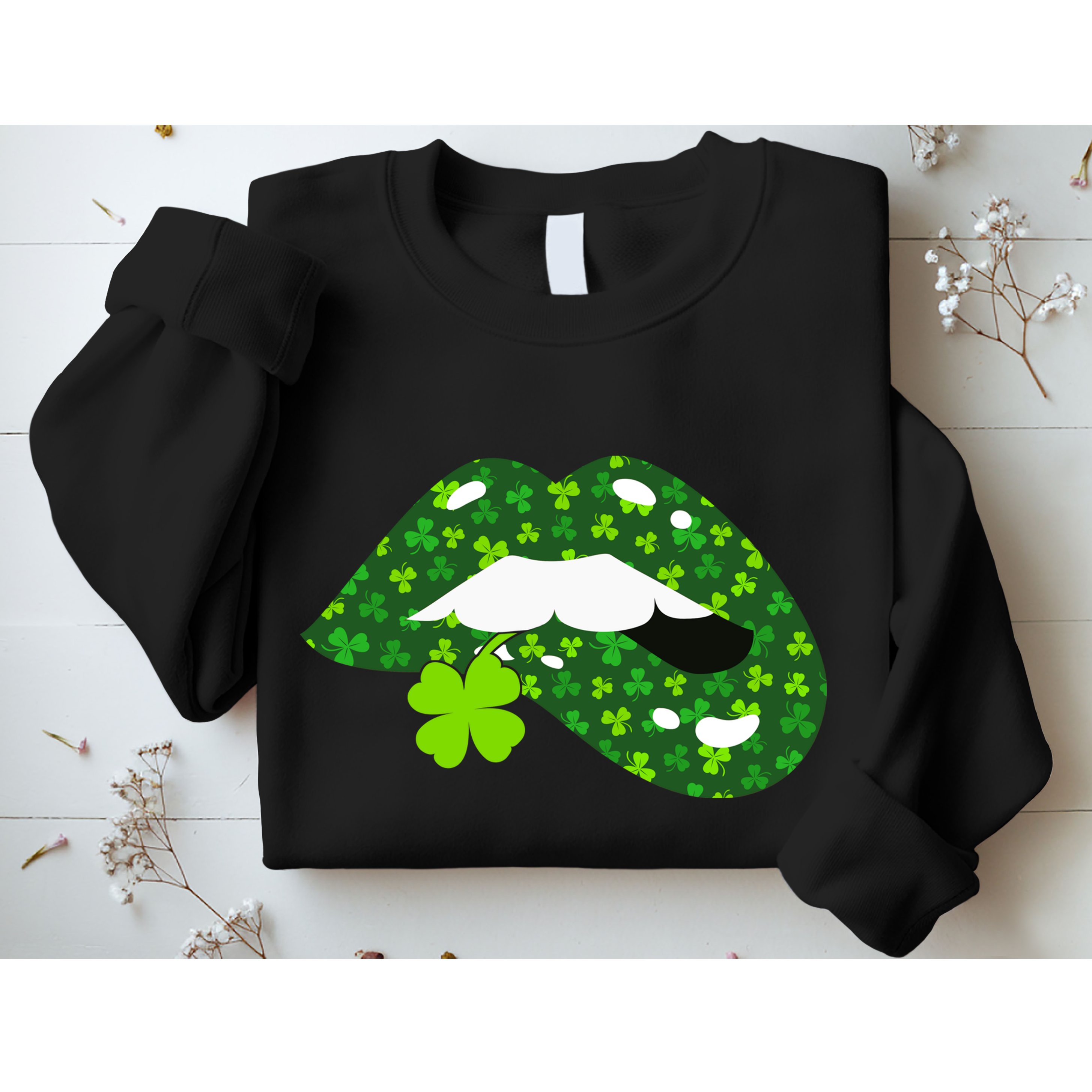 Clover Lips St.Patrick's Day Sweatshirt