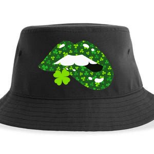 Clover Lips St.Patrick's Day Sustainable Bucket Hat