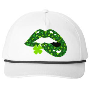 Clover Lips St.Patrick's Day Snapback Five-Panel Rope Hat