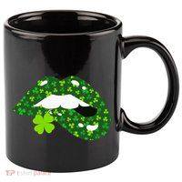 Clover Lips St.Patrick's Day 11oz C Handle Ceramic Mug