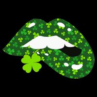 Clover Lips St.Patrick's Day Ladies Essential Flowy Tank