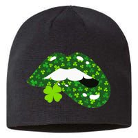 Clover Lips St.Patrick's Day Sustainable Beanie