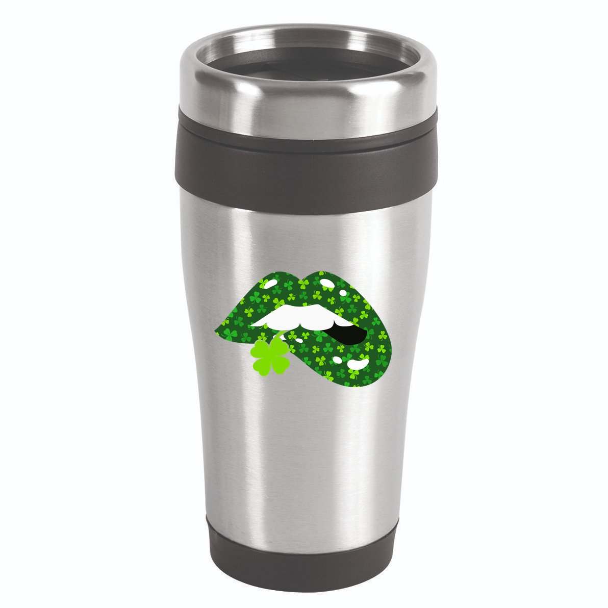 Clover Lips St.Patrick's Day 16oz Travel Tumbler