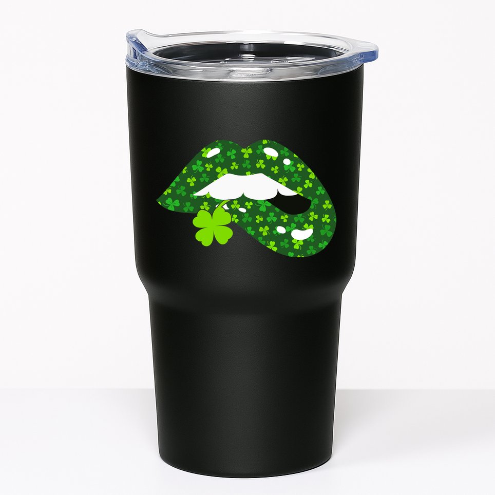 Clover Lips St.Patrick's Day Tumbler