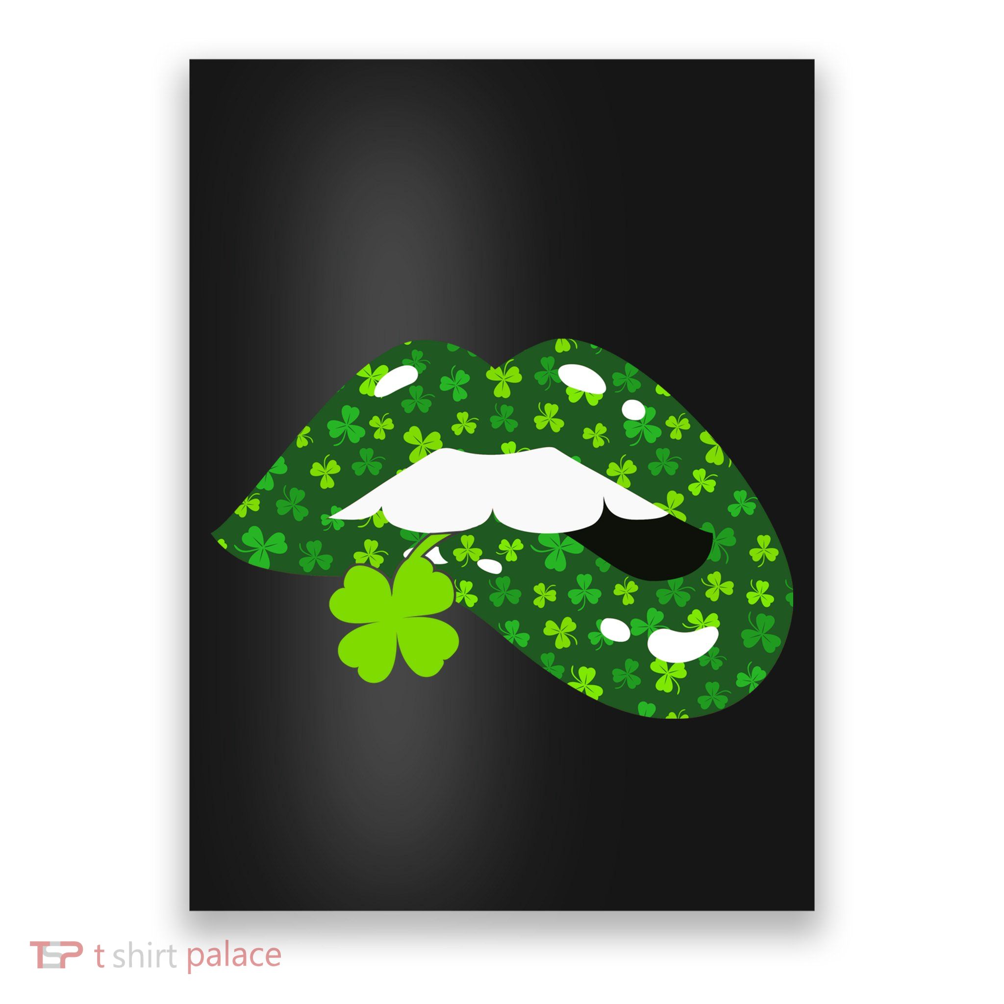 Clover Lips St.Patrick's Day Poster