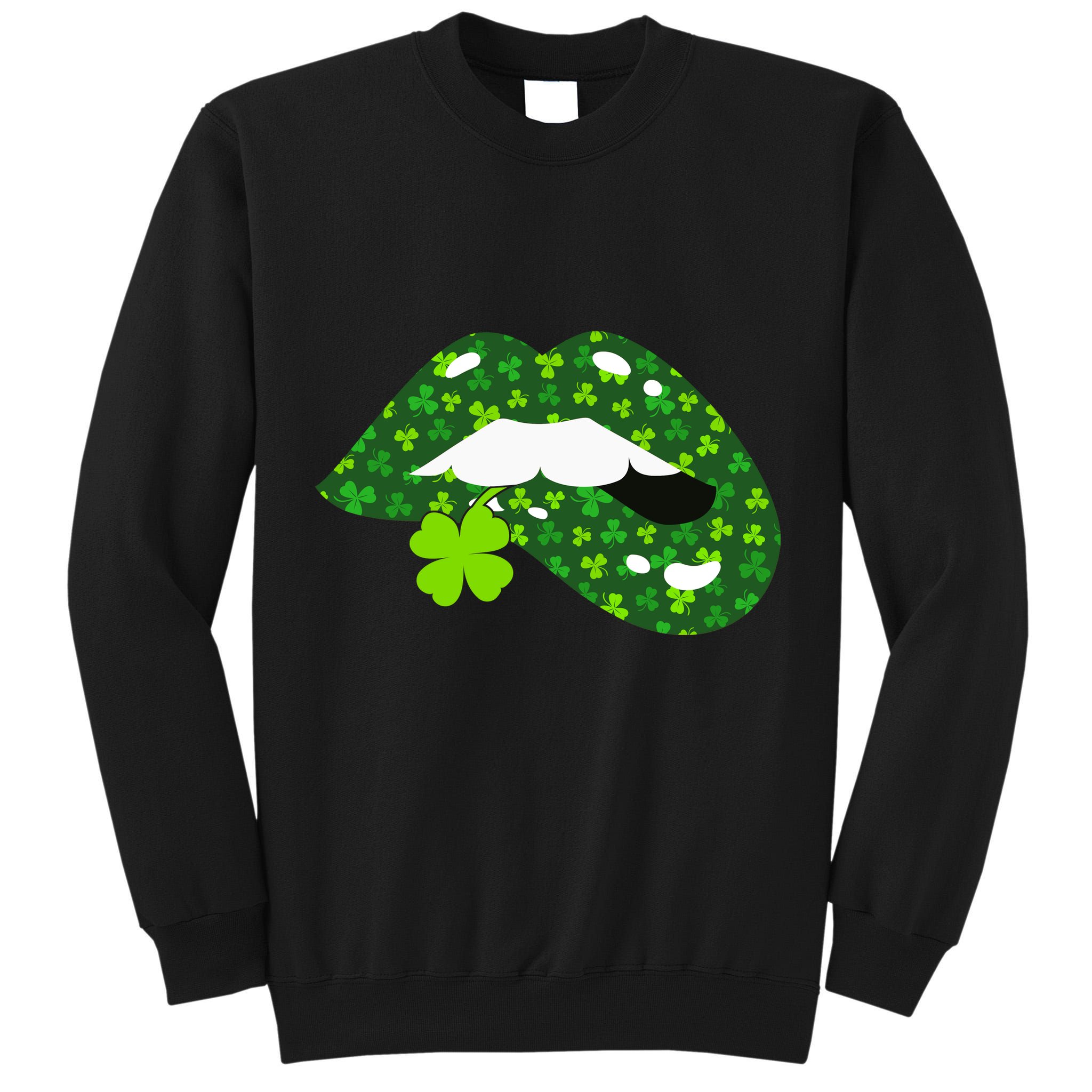 Clover Lips St.Patrick's Day Tall Sweatshirt