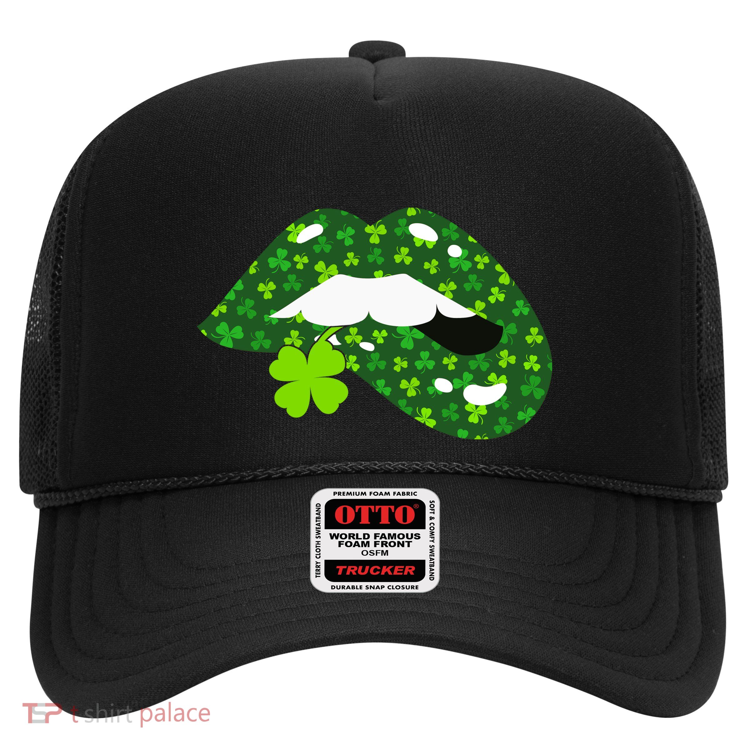 Clover Lips St.Patrick's Day Trucker Hat