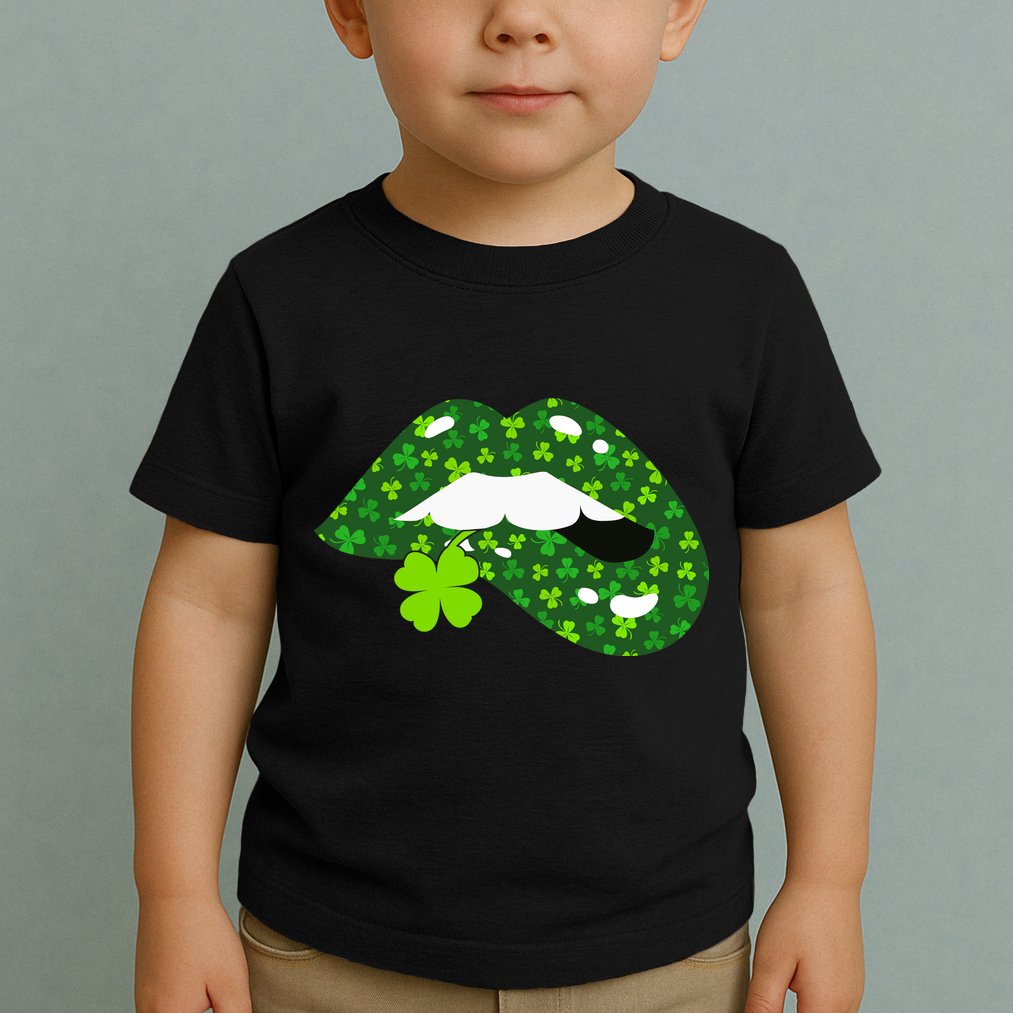 Clover Lips St.Patrick's Day Toddler T-Shirt