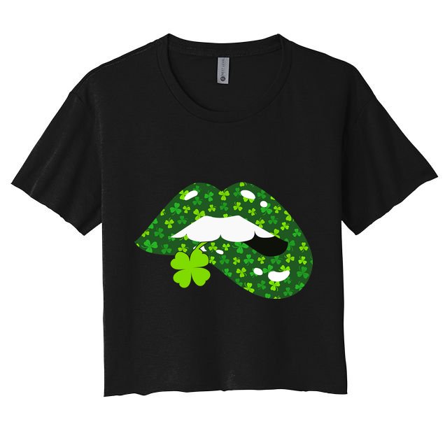 Clover Lips St.Patrick's Day Crop Top