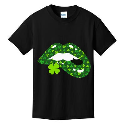 Clover Lips St.Patrick's Day Kids T-Shirt