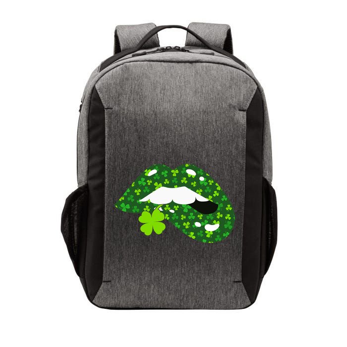 Clover Lips St.Patrick's Day Vector Backpack