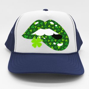 Clover Lips St.Patrick's Day Trucker Hat