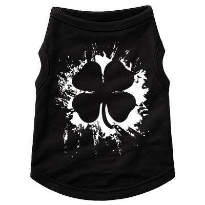 Cloverleaf Trace Splatter St. Patrick's Day Doggie Tank