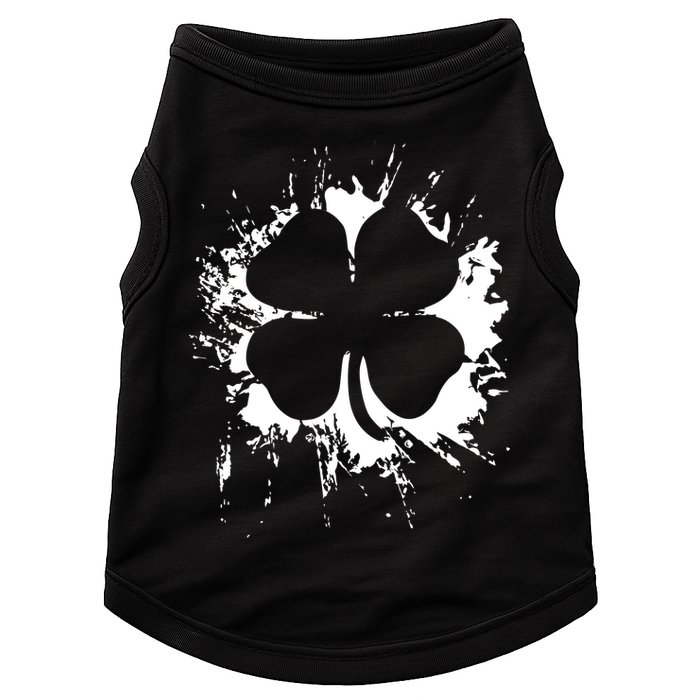 Cloverleaf Trace Splatter St. Patrick's Day Doggie Tank