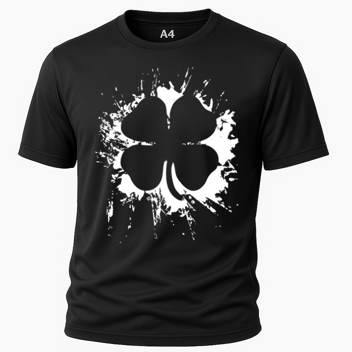 Cloverleaf Trace Splatter St. Patrick's Day Performance Shirt