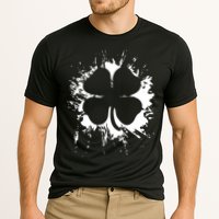 Cloverleaf Trace Splatter St. Patrick's Day Performance Shirt
