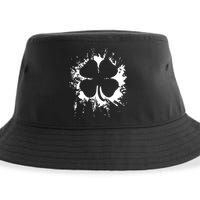 Cloverleaf Trace Splatter St. Patrick's Day Sustainable Bucket Hat