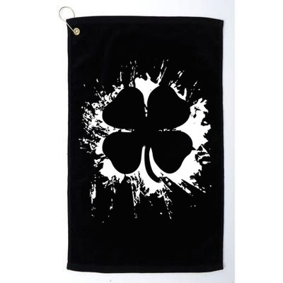Cloverleaf Trace Splatter St. Patrick's Day Golf Towel