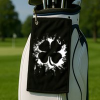 Cloverleaf Trace Splatter St. Patrick's Day Golf Towel
