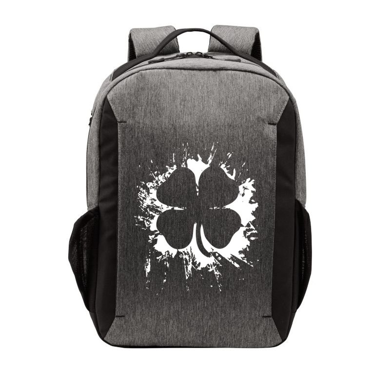 Cloverleaf Trace Splatter St. Patrick's Day Vector Backpack