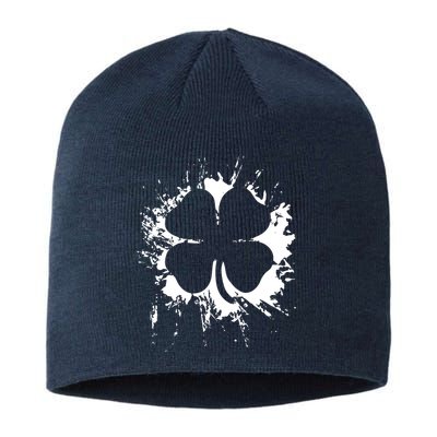 Cloverleaf Trace Splatter St. Patrick's Day Sustainable Beanie