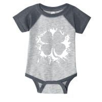 Cloverleaf Trace Splatter St. Patrick's Day Infant Baby Jersey Bodysuit