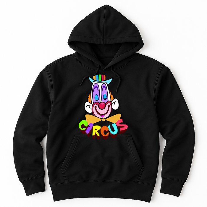 Clown Circus Face Funny Retro Hoodie